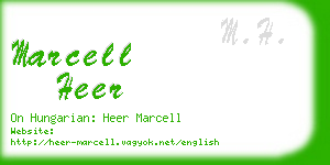 marcell heer business card